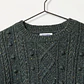 Suéter Tweed Cable-Knit Diseño Mangas 5% Lana OLD NAVY  (XL-XXL) NUEVO CON ETIQUETAS - Miniatura 3
