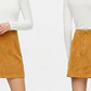 Minifalda de Gamuza con Bolsillos  100% Cuero de Cabra  ABERCROMBIE & FITCH COLLECTION (S) SHOWROOM - Miniatura 1