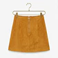 Minifalda de Gamuza con Bolsillos  100% Cuero de Cabra  ABERCROMBIE & FITCH COLLECTION (S) SHOWROOM - Miniatura 3