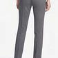 Pantalón de vestir Curvy Fit gris con rayas diplomáticas GAP (S) NUEVO CON ETIQUETAS - Miniatura 2