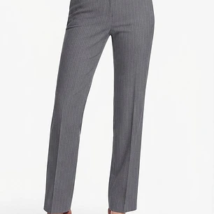 Pantalón de vestir Curvy Fit gris con rayas diplomáticas GAP (S) NUEVO CON ETIQUETAS