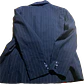 Blazer Clásico Pinstripe AMARANTO (XL-XXL) NUEVO CON ETIQUETAS  - Miniatura 4