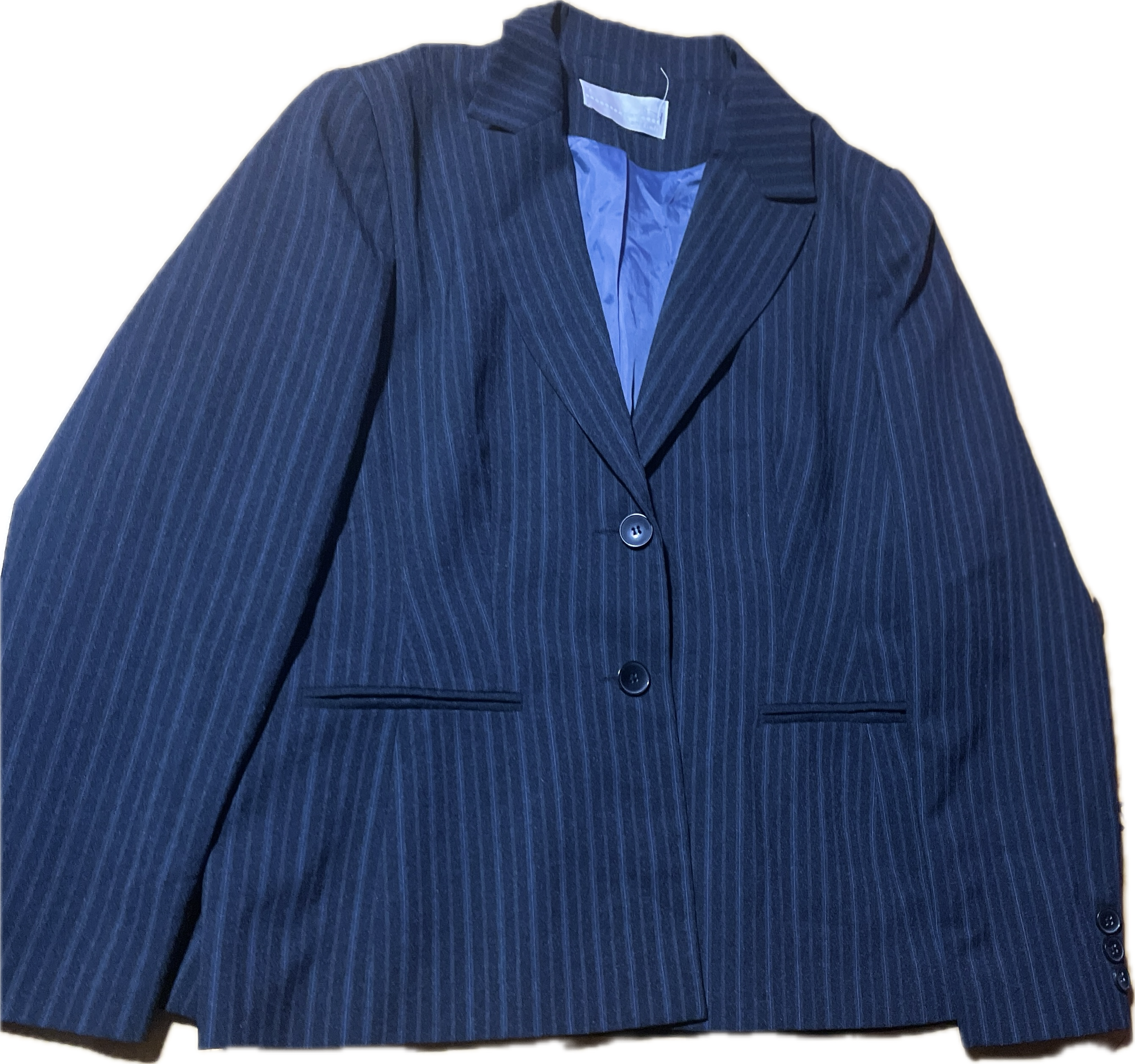 Blazer Clásico Pinstripe AMARANTO (XL-XXL) NUEVO CON ETIQUETAS  5