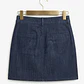Falda Corta De Mezclilla Con Botones Frontales BANANA REPUBLIC (S) SHOWROOM - thumbnail 3