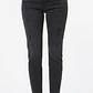 Jeans Negro Lavado Tiro Alto Con Detalles Focalizados y Desgastes VERO MODA (S-36/38) NUEVO CON ETIQUETAS - Miniatura 1
