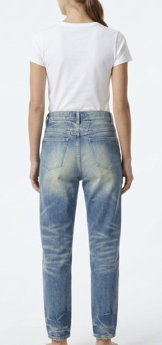Jeans High Waisted 100% Algodón Pedal Pusher CLOSED (XS) NUEVO CON ETIQUETAS 2