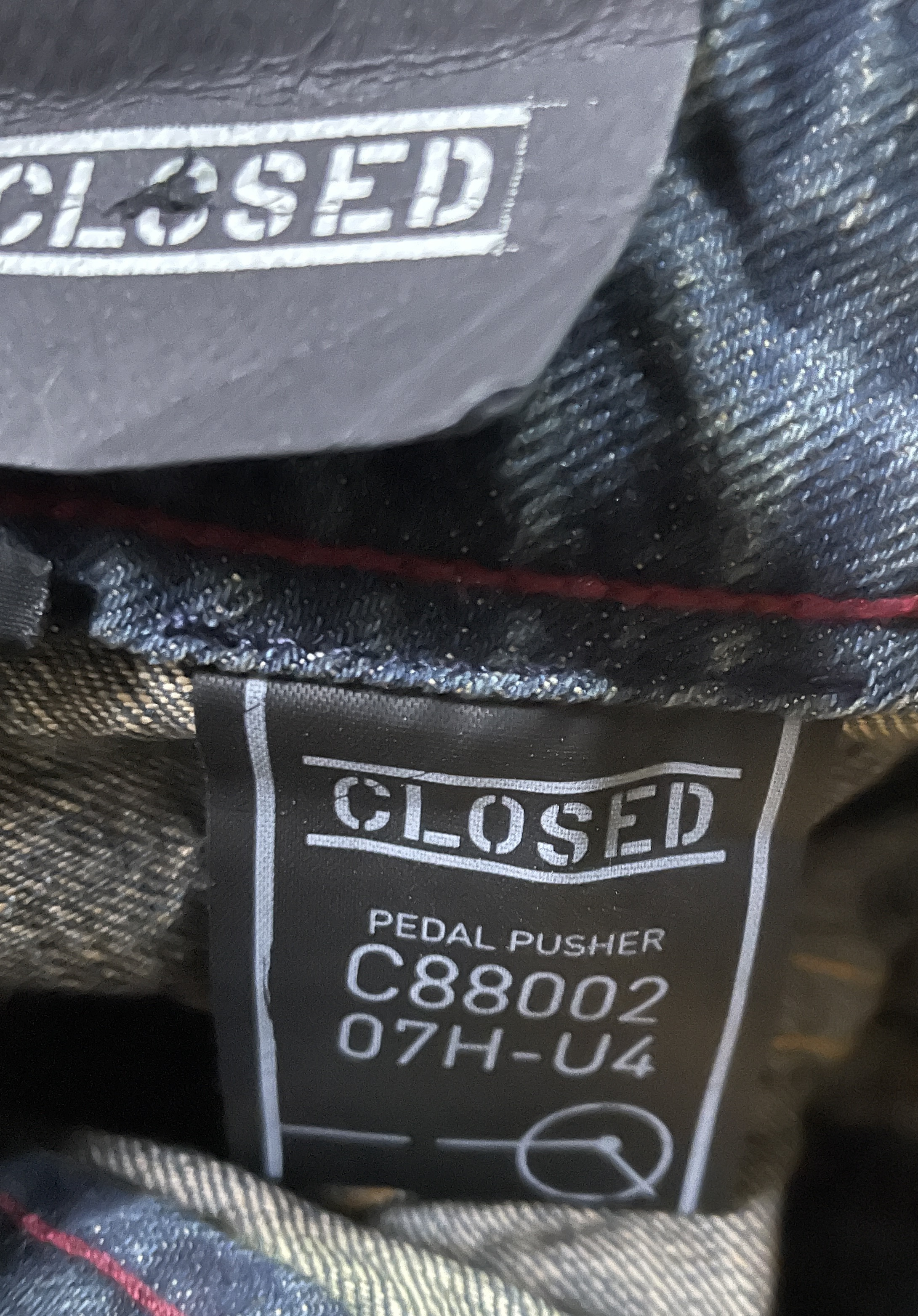 Jeans High Waisted 100% Algodón Pedal Pusher CLOSED (XS) NUEVO CON ETIQUETAS 6
