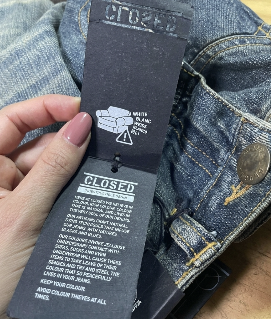 Jeans High Waisted 100% Algodón Pedal Pusher CLOSED (XS) NUEVO CON ETIQUETAS 4