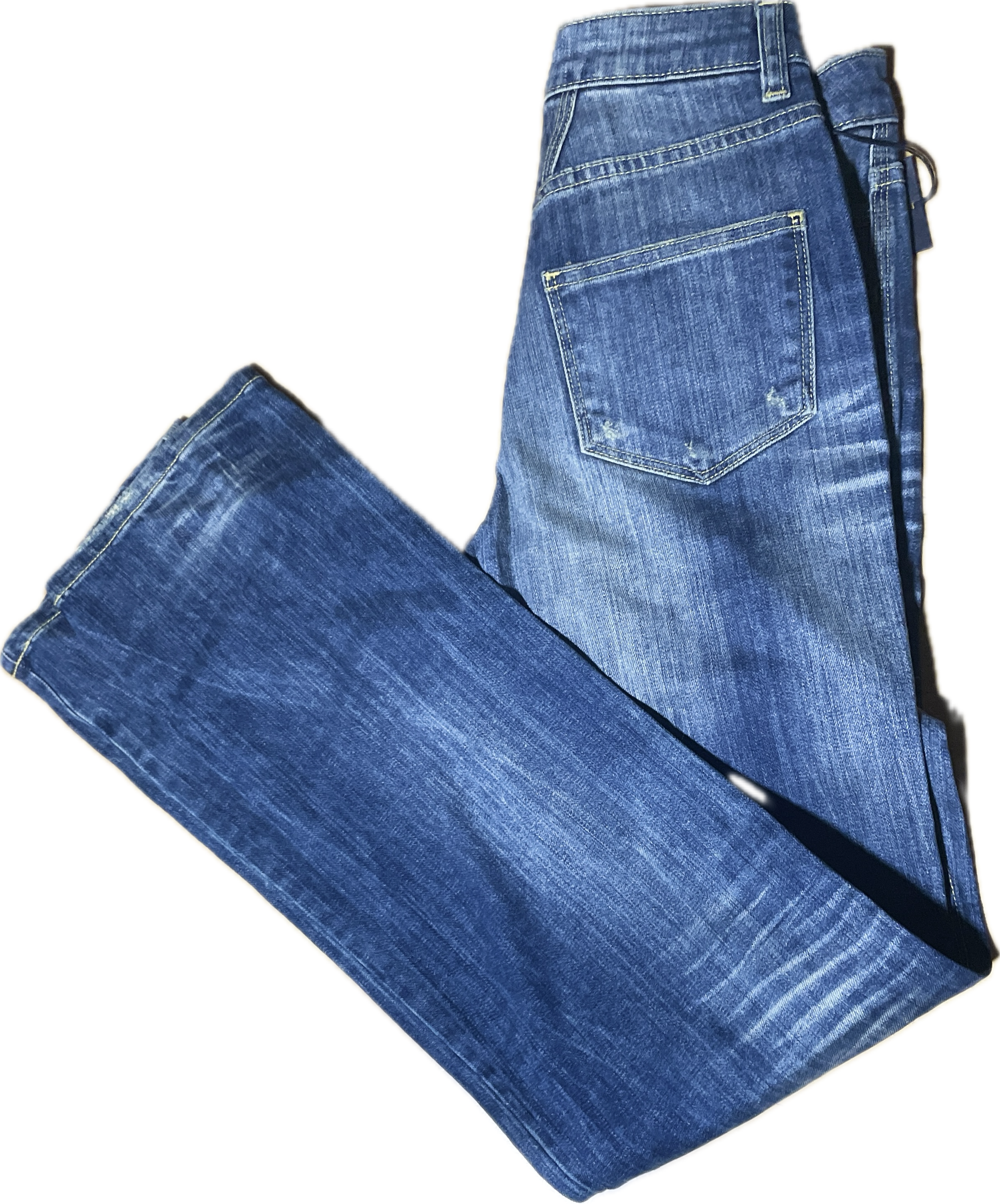 Jeans Straight Leg Deslavado Pedal Stream CLOSED (XS) NUEVO CON ETIQUETAS 6