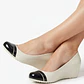 Zapatos Cap Toe Wedge Taco Chino CROCS (37) NUEVO CON ETIQUETAS - thumbnail 1