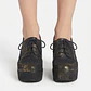 Zapatos Oxfords Destalonados Plataforma Negro/Dorado SCHUTZ (40) SHOWROOM - Miniatura 2