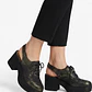 Zapatos Oxfords Destalonados Plataforma Negro/Dorado SCHUTZ (40) SHOWROOM - Miniatura 1