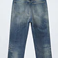 Jeans Pedal Pusher Tiro Alto De Corte Recto Azul Lavado CLOSED (XS-32/34) NUEVO CON ETIQUETAS - thumbnail 4