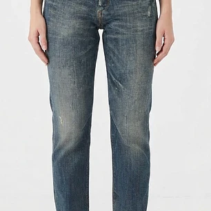 Jeans Pedal Pusher Tiro Medio Doble Botón Corte Recto CLOSED (S-36) NUEVO CON ETIQUETAS