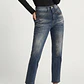 Jeans Pedal Pusher Tiro Alto De Corte Recto Azul Lavado CLOSED (XS-32/34) NUEVO CON ETIQUETAS - thumbnail 1