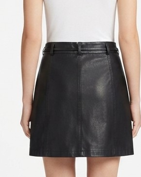 Minifalda Cuero Con Cintas Ajustables (M) SHOWROOM 2