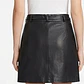 Minifalda Cuero Con Cintas Ajustables (M) SHOWROOM - thumbnail 2
