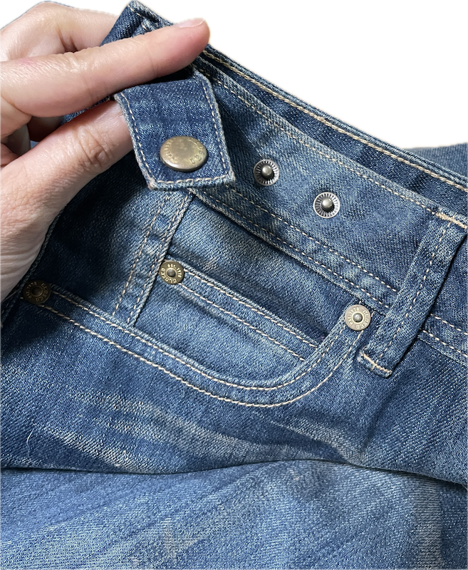 Jeans Lia Straight leg Pretina Ajustable CLOSED (S) NUEVO CON ETIQUETAS 2