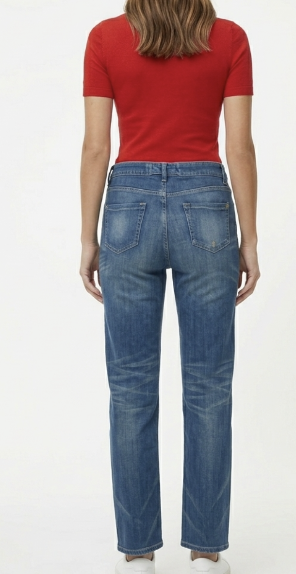 Jeans Lia Straight leg Pretina Ajustable CLOSED (S) NUEVO CON ETIQUETAS 3