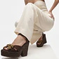 Sandalias Cuña Yute Con Moño Dorado CASTAÑER (36.5-37) NUEVO - Miniatura 2