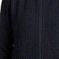Cardigan Largo Zipper Tejido Waffle ALFANI (M-L) NUEVO CON ETIQUETAS - Miniatura 4