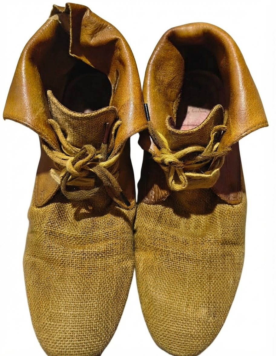 Botines Cuero y Lona Mostaza Suela Cuero Madera H BY HUDSON LONDON (36.5 - 37) 3