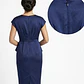 Vestido Cóctail Satín Pedrería Drapeado AIDAN MATTOX (M) NUEVO CON ETIQUETAS - Miniatura 3