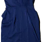 Vestido Cóctail Satín Pedrería Drapeado AIDAN MATTOX (M) NUEVO CON ETIQUETAS - Miniatura 5