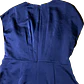 Vestido Cóctail Satín Pedrería Drapeado AIDAN MATTOX (M) NUEVO CON ETIQUETAS - Miniatura 7