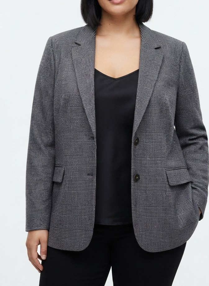 Blazer Gris a Cuadros Estilo Príncipe de Gales STEFANO COCCI (XL) NUEVO CON ETIQUETAS 1