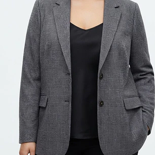 Blazer Gris a Cuadros Estilo Príncipe de Gales STEFANO COCCI (XL) NUEVO CON ETIQUETAS
