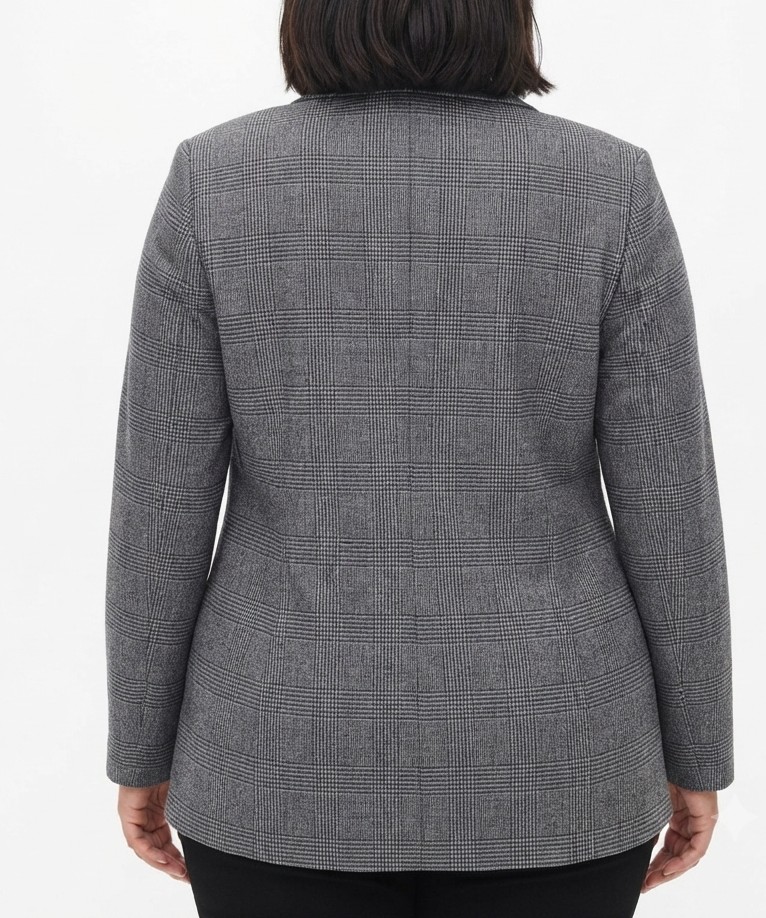 Blazer Gris a Cuadros Estilo Príncipe de Gales STEFANO COCCI (XL) NUEVO CON ETIQUETAS 2