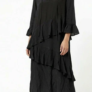 Vestido Lagenlook Volantes 31% Seda Italiana CARACTERE (S) NUEVO CON ETIQUETAS