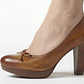 Zapatos 100% Cuero Tacón con Plataforma y Lazo GACEL (40) - Miniatura 3