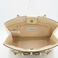 Cartera Vintage Estructurada Beige Textura Croco LIZ CLAIBORNE - Miniatura 4