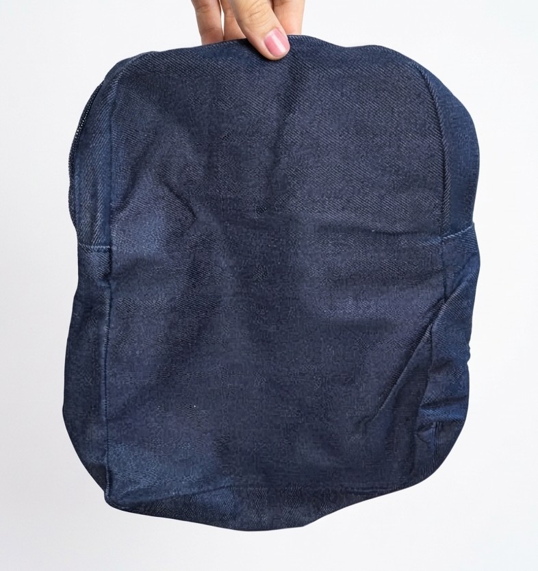 Mochila Transparente con Neceseres Interiores Denim VALENTINA NUEVO 5