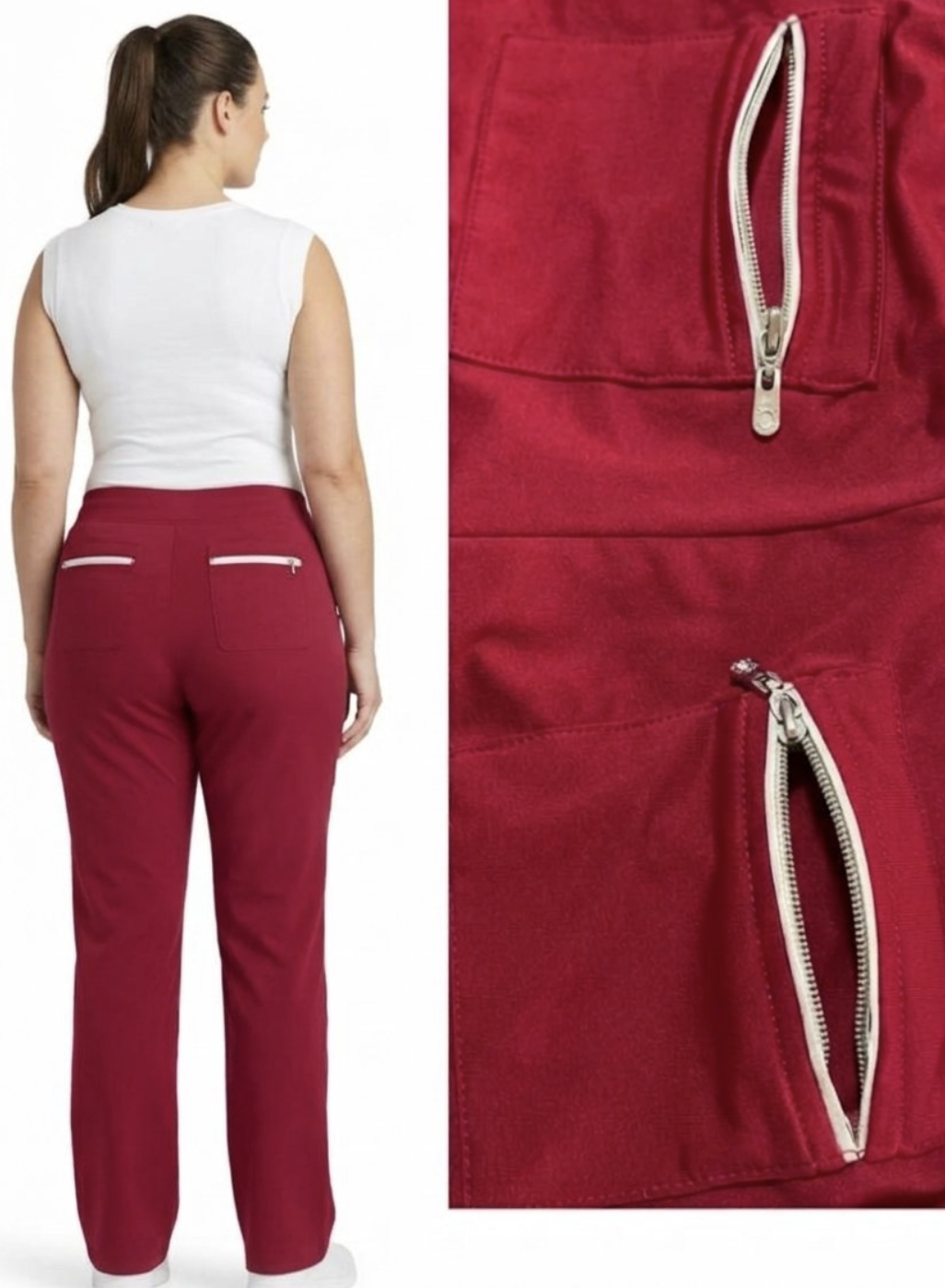 Pantalón Deportivo Rhinestones Moda Y2K BCBGMAXAZRIA (L) 7