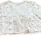 Chaqueta Biker Diseño Encaje Floral y Crochet Lace ASOS (XXL- XXXL) NUEVO - Miniatura 3