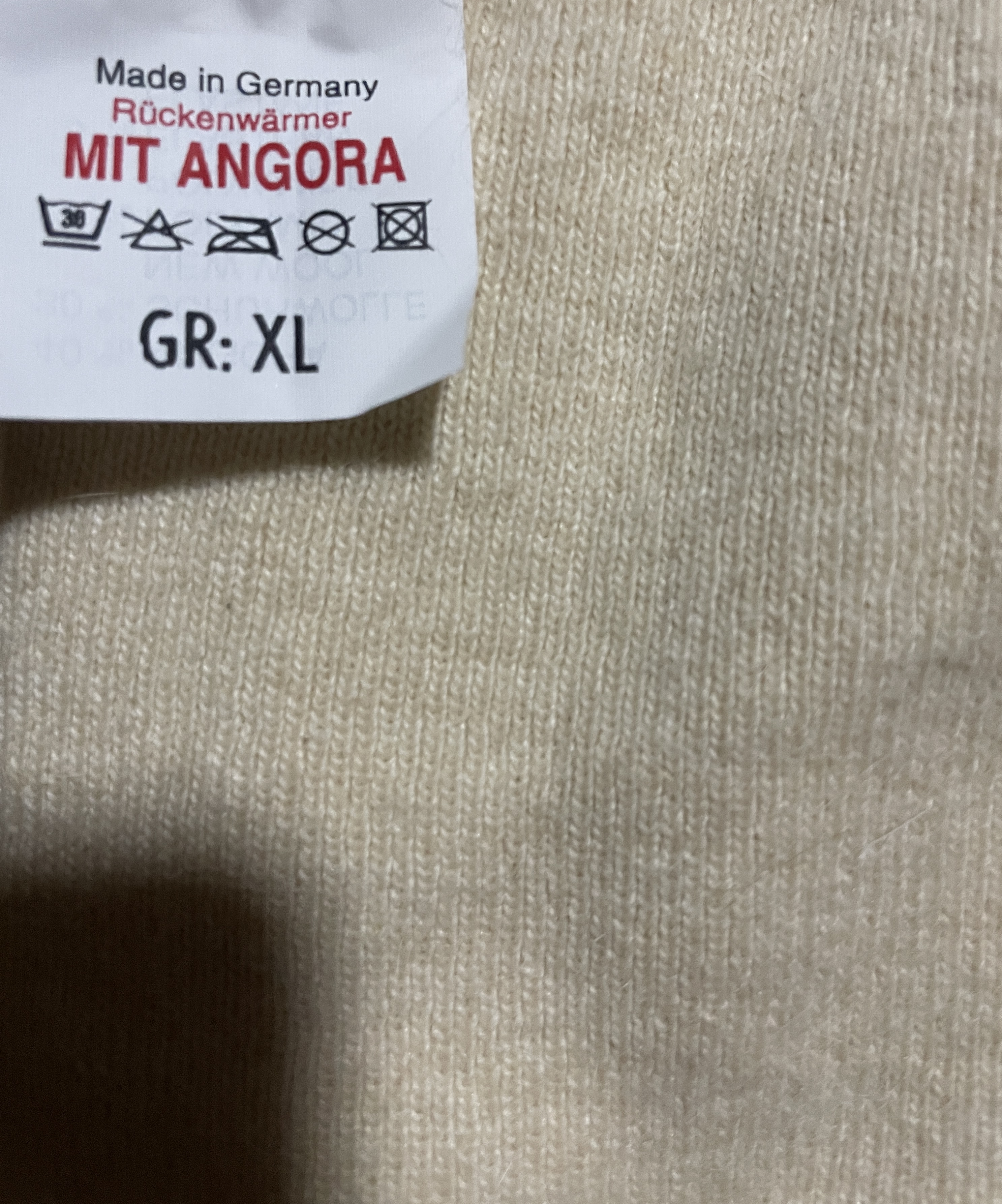 Faja Lumbar Lana Angora Unisex MADE IN GERMANY (XL) NUEVO 4
