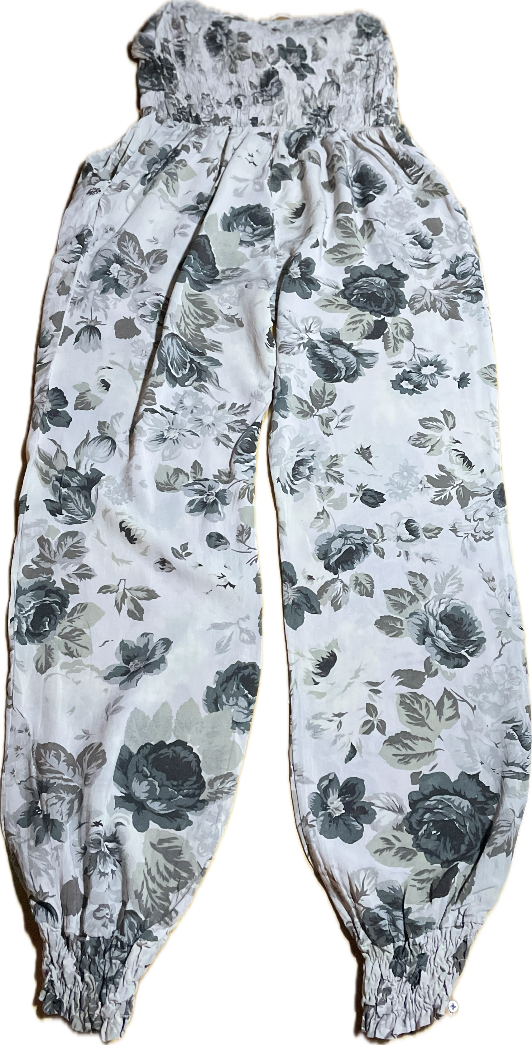 Enterito Largo Jogger Bandeau Floral PIAZZA ITALIA (S) NUEVO CON ETIQUETAS 7