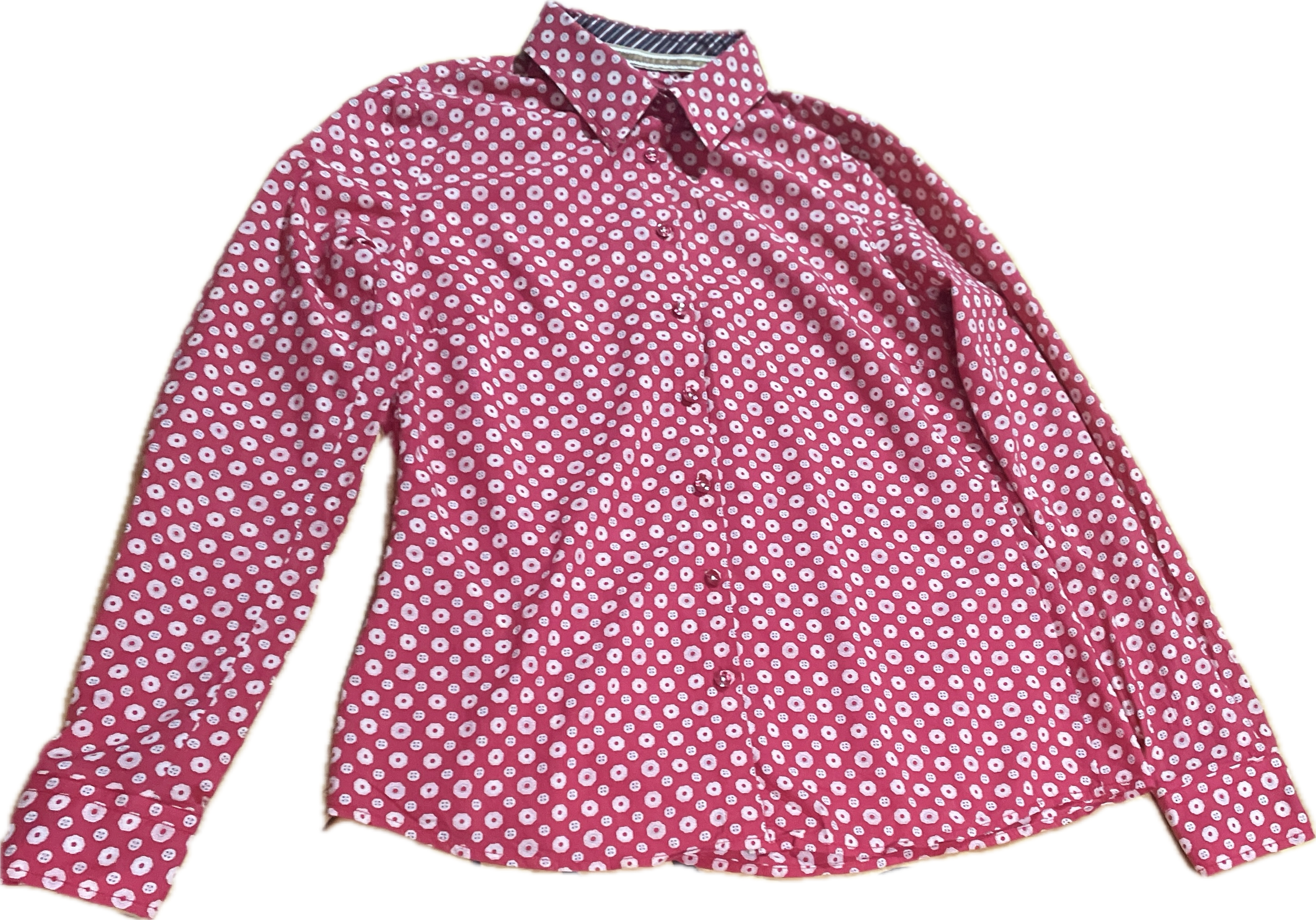 Camisa Popelina 100% Algodón Patrón Retro SOCCX (L) 5