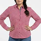 Camisa Popelina 100% Algodón Patrón Retro SOCCX (L) - Miniatura 1