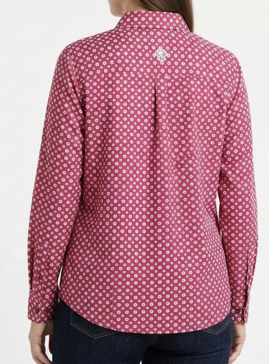 Camisa Popelina 100% Algodón Patrón Retro SOCCX (L) 2