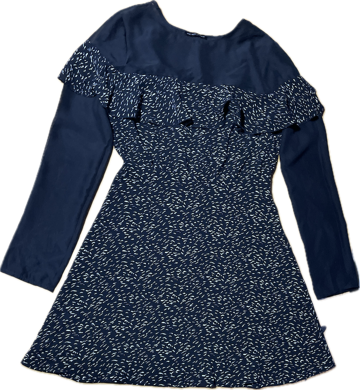 Vestido Skater Chifón Vuelos Escote STAY SUNNY CHICAGO (S) SHOWROOM 3
