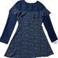 Vestido Skater Chifón Vuelos Escote STAY SUNNY CHICAGO (S) SHOWROOM - thumbnail 5