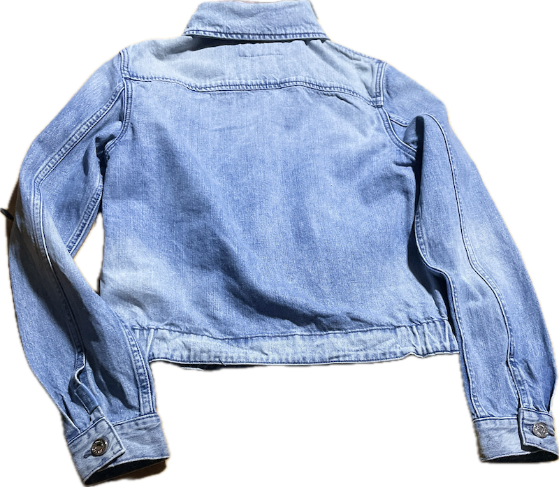 Chaqueta Denim Bomber Híbrida Botones Plata 7 FOR ALL MANKIND (XS) 3
