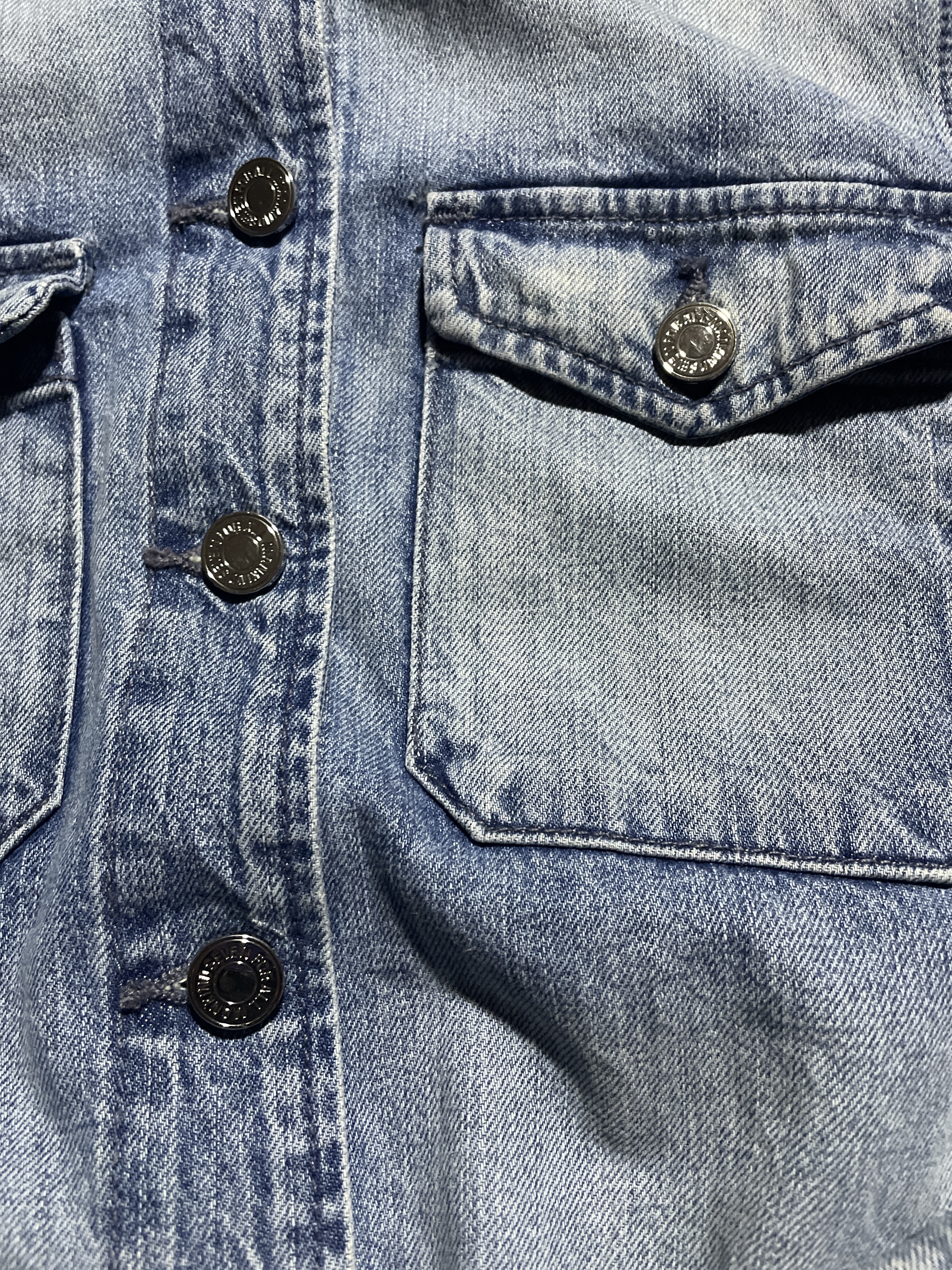 Chaqueta Denim Bomber Híbrida Botones Plata 7 FOR ALL MANKIND (XS) 7