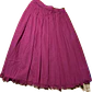 Falda Maxi Plisada 60% Lana Rojo Cherry CHAUS (M-L) NUEVO CON ETIQUETAS - Miniatura 2