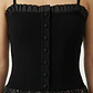 Vestido Corpiño Tweed Falda Globo CYNTHIA ROWLEY (XS) SHOWROOM - thumbnail 2
