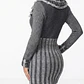 Vestido Sueter de Punto con Cuello Desbocado ELENA WANG (M) NUEVO - thumbnail 2